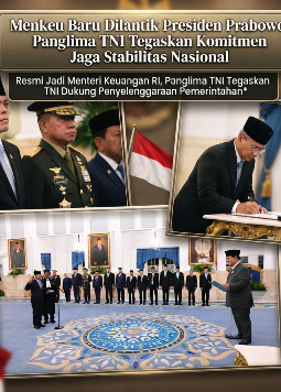 Panglima TNI Hadir di Istana! Prabowo Lantik Menkeu Baru Suahasil Nazara Gantikan Purbaya