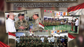 Diplomasi Pertahanan Indonesia Berlayar 60 Hari! 318 Personel TNI Berangkat ke Vanuatu Hingga Papua Nugini