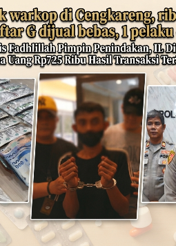 Berkedok warkop di Cengkareng, ribuan obat keras daftar G dijual bebas, 1 pelaku diciduk! 