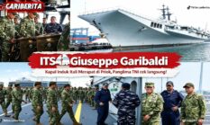 Kapal Induk ITS Giuseppe Garibaldi Merapat di Priok, Panglima TNI cek langsung! 