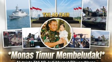 Hari kedua Monas Timur Membludak! TNI AD Pamer Kekuatan Tempurnya