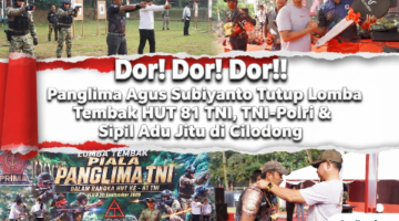Dor! Dor! Dor! Panglima Agus Subiyanto Tutup Lomba Tembak HUT 81 TNI, TNI-Polri & Sipil Adu Jitu di Cilodong