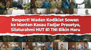 Respect! Wadan Kodiklat Sowan ke Mantan Kasau Fadjar Prasetyo, Silaturahmi HUT 81 TNI Bikin Haru