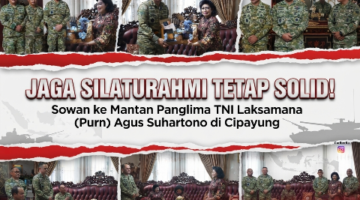 Jaga Silaturahmi Tetap Solid! TNI Sambangi Kediaman Eks Panglima Agus Suhartono Jelang HUT 81