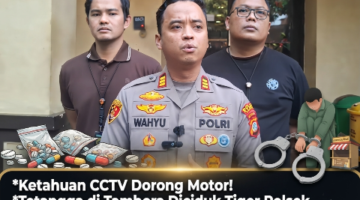 Ketahuan CCTV Dorong Motor! Tetangga di Tambora Diciduk Tiger Polsek, Motor Ditukar Sabu + Rp200 Ribu