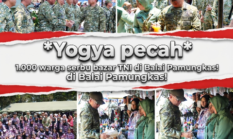 Yogya pecah, 1.000 warga serbu bazar TNI di Balai Pamungkas! 