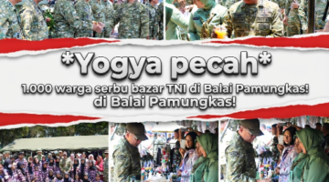 Yogya pecah, 1.000 warga serbu bazar TNI di Balai Pamungkas!