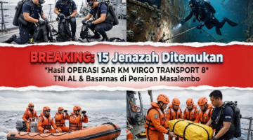 15 Jenazah Ditemukan !! *Hasil OPERASI SAR KM VIRGO TRANSPORT 8* TNI AL & Basarnas di Perairan Masalembo