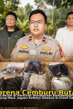 Karena Cemburu Buta? Cekcok di Parkiran Minimarket Kembangan Berujung Maut, Jagoan Refleksi Dibekuk di Green Garden