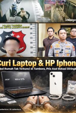 Aksi Pemuda Tertangkap CCTV Curi Laptop & iPhone 13