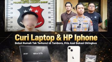 Aksi Pemuda Tertangkap CCTV Curi Laptop & iPhone 13