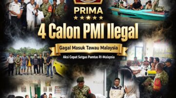 4 Calon PMI Ilegal, Gagal Masuk Tawau Malaysia