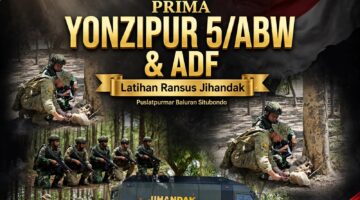 Yonzipur 5 ABW & ADF Latihan Jinak Bom