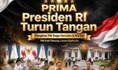 Presiden RI Turun Tangan, Panglima TNI Siaga Hercules & Dry Ice
