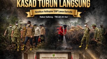 Kasad Turun Langsung, Kerahkan Helikopter Siap Lawan karhutla