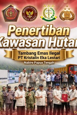 Penertiban Hutan Pertambangan Emas Ilegal PT KEL