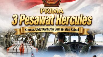 TNI Kerahkan 3 Pesawat Hercules C-130 dan CN-295 untuk OMC Karhutla di Sumsel dan Kalsel